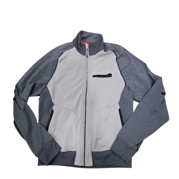 Lululemon Training Jacket Heathered Dark Slate Mens Size S - Picture 1 of 8
